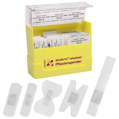 aluderm-aluplast Pflasterspender gefüllt gelb