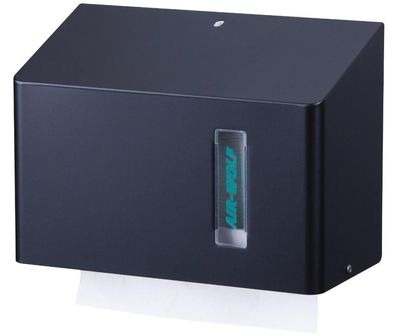 Papierhandtuchspender Omega mattschwarz für 300 Tücher