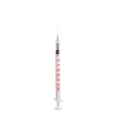 Dispomed® Einmalspritzen Insulin 1ml/U-40 mit Kanüle