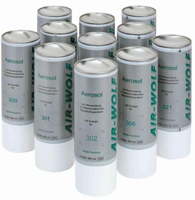 Aerosol mit Duftextrakt Serie Pandora 4 x Vanille