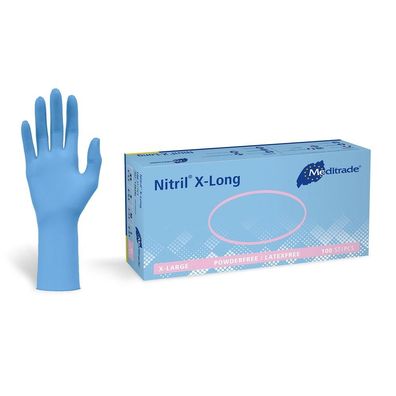 Nitril® X-long Untersuchungshandschuhe Gr. L 100 Stück