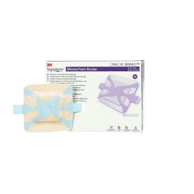 Tegaderm Silikon-Schaumverband 5 x 5 cm 10 Stück