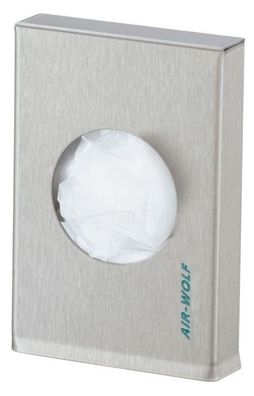 Hygienebeutelspender Serie Omega Edelstahl beschichet