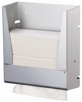 Papierhandtuchspender Omikron II Alu eloxiert