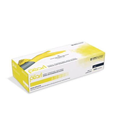 Unigloves Yellow Pearl Nitrilhandschuhe Größe S 100 Stück