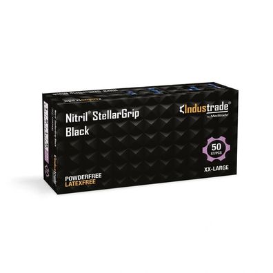 Nitril StellarGrip Größe S schwarz 50 Stück