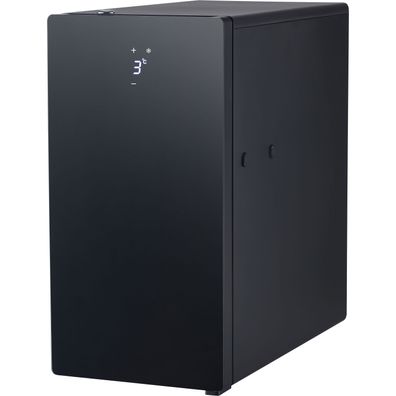Gastronomie Stalgast Milchkühlschrank, schwarz, mit Temperaturanzeige, 240x470x472