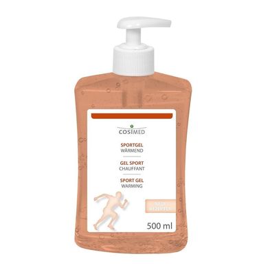 Sportgel wärmend 500 ml Flasche mit Dosierspender