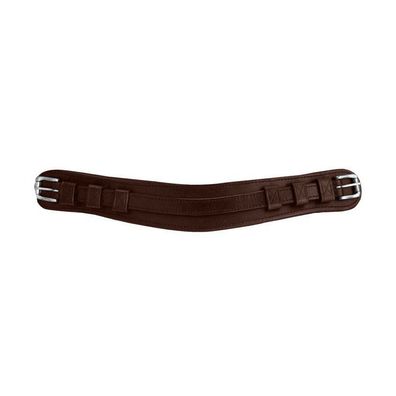 Bauchgurt "Top Class" für Zweispänner - Kammdeckel braun Cob