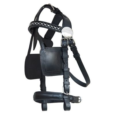 Fahrzaum "Top Class" mit Scheuklappen XXXFull braun