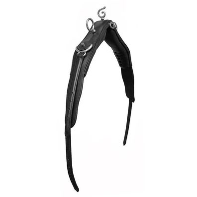 Kammdeckel "Top Class" für Zweispänner schwarz Pony