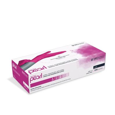 Unigloves Magenta Pearl Nitrilhandschuhe Größe XS 100 Stück