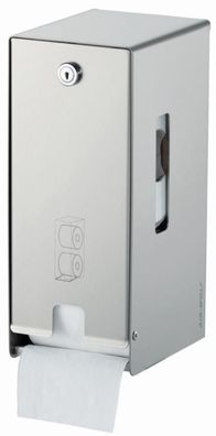 WC-Papierspender Serie Omikron II Edelstahl für 2 Rollen
