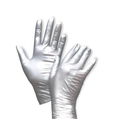 Unigloves Fancy Nitrilhandschuhe Gr. S silver 100 Stück
