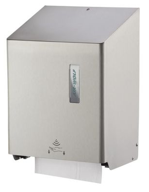 Rollenhandtuchspender Omega Edelstahl beschichet mit Sensor