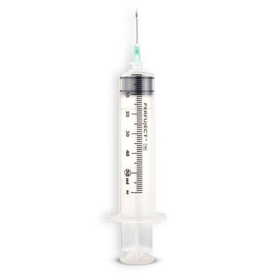 Perfuject® Pumpenspritzen 50 ml mit Kanüle transparent