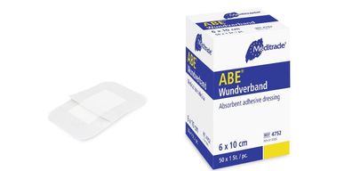 ABE Wundverband steril 15x10cm, 50 Stück