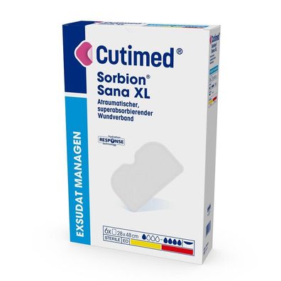 Cutimed® Sorbion® Sana XL 48 x 28 cm 6 Stück