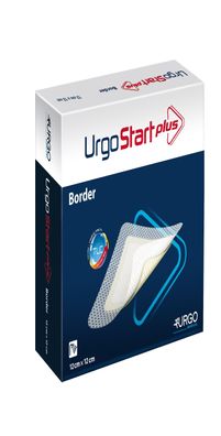 UrgoSTART Plus Border Schaumstoffverband 8 x 8 cm 10 Stück