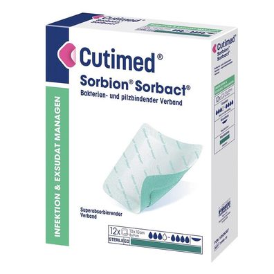 Cutimed® Sorbion® Sorbact® 20 x 10 cm 12 Stück