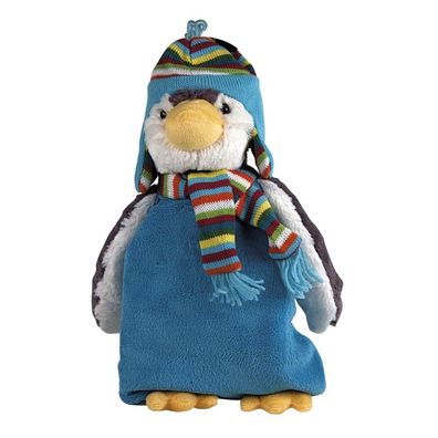 Kinderwärmflasche Plüschtier Pinguin Paul 0,8 L