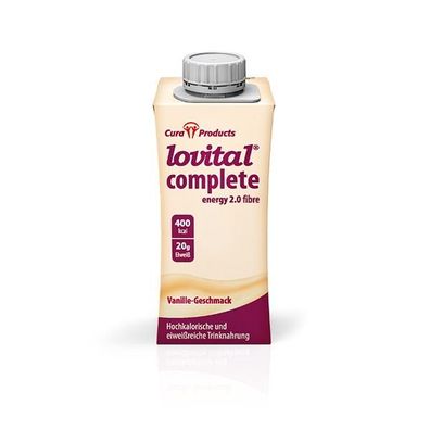 lovital complete energy 2.0 fibre drink Vanille 24 x 200 ml