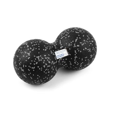 Trendy FaszienBall Dupla XL L24cm Ø12cm schwarz/grau