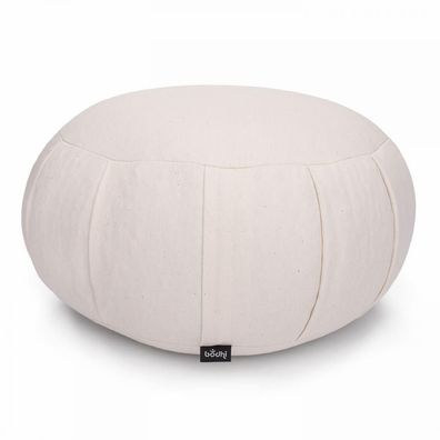 Meditationskissen Zafu Classic Dinkelfüllung Bezug natur