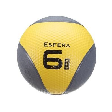Trendy Esfera Rubber Medizinball 6kg Premium 29cm gelb