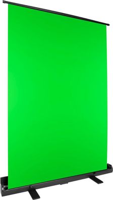 Duronic FPS15 GN Green Screen 130x150cm, faltbare Leinwand für Streaming