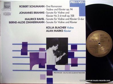 Deutsche Harmonia Mundi DMR 2027 A - Drei Romanzen, Sonaten Violine und Klavier