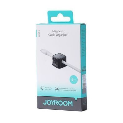 Joyroom Magnetische Kabel-Organizer JR-ZS368, 3er-Set, Schwarz