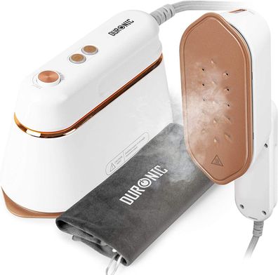 Duronic HS90 WE Mini Reisebügeleisen 1200W Dampfglätter für Kleidung