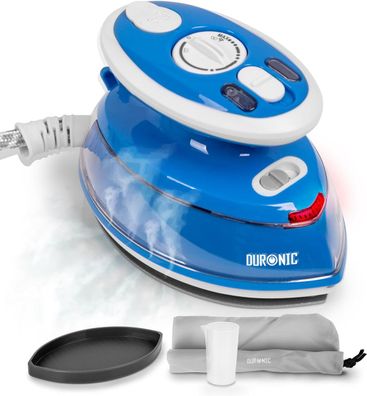 Duronic SI3 BE Mini Reisebügeleisen 400W, Dampfbügeleisen, Keramiksohle