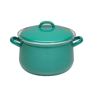 Riess Marmite à viande avec couvercle Ø20 cm dark Classic nature green Induction