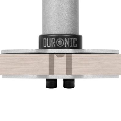 Duronic DM-GR-01 SR Befestigungsplatte für Monitorhalterungen Tischmontage