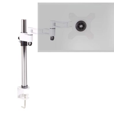 Duronic DM351X3WE Monitorarm 27 Zoll höhenverstellbar VESA schwenkbar Büro