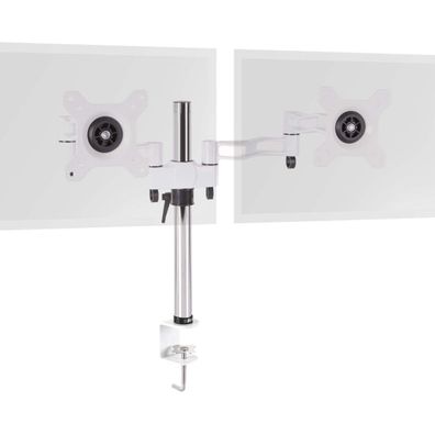 Duronic DM352WE Monitorarm 2 Bildschirme 27 Zoll höhenverstellbar drehbar