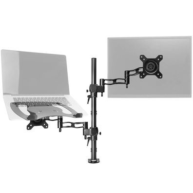 Duronic DM35L1X1 Monitorhalterung Tischhalterung Plattform PC Laptop VESA