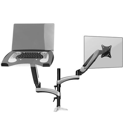 Duronic DM65L1X1 Monitorhalterung Tischhalterung Plattform PC Laptop VESA