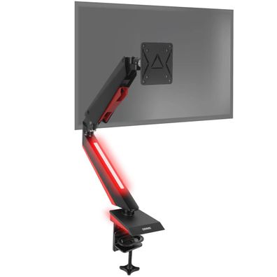 Duronic DMGM5X1 Monitorarm 32 Zoll Gaming LED VESA Gasfeder höhenverstellbar