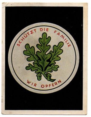 Winterhilfsplakette Januar 1934 Altes Zigaretten Foto Bild 234 Trading Cards Sticker
