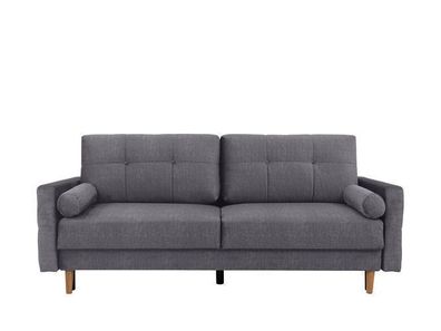 Schlafsofa Torent | Couch Sofa mit Schlaffunktion | 98 x 220 x 95 cm, Grau