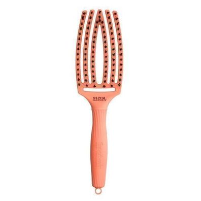Olivia Garden FingerBrush Combo Medium Haarbuerste in Korallenfarbe