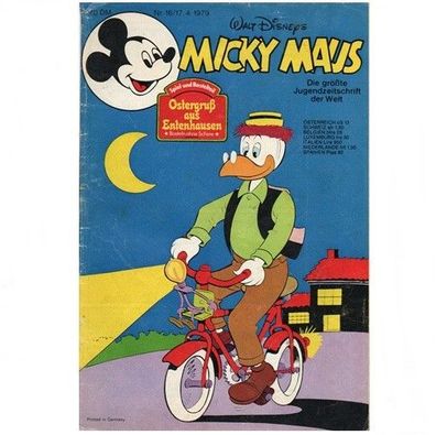Micky Maus Comics Heft Nr. 16 von 1979 Walt Disney Sammlerheft