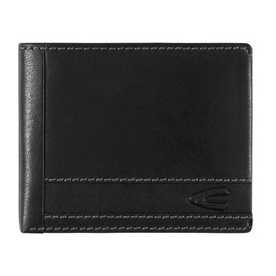 camel active Herrenbörse Lederbörse Jeansbörse schwarz black field