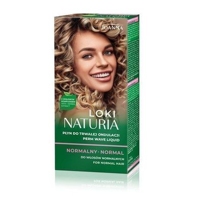 Joanna Naturia Dauerwelle-Loesung fuer Normales Haar, 2 x 75 ml