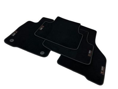 OEM Cupra Fußmatten schwarz Kupfer Leon 4 Formentor Velours Original Teppich 4tl
