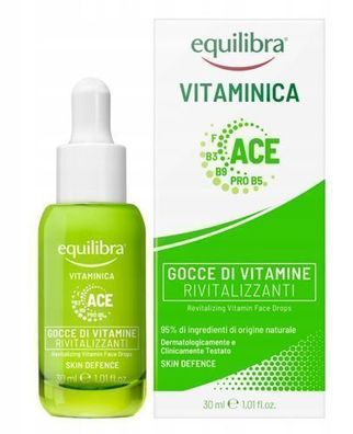 Equilibra Vitaminica Revitalisierende Vitamin-Tropfen fuer empfindliche Haut, 30
