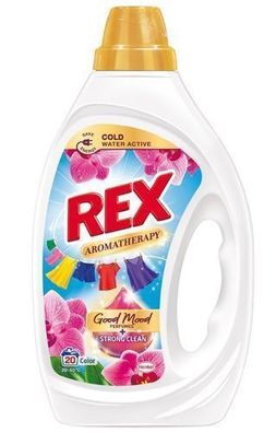 Rex Aromatherapie Orchideen Pulver: Waschgel fuer bunte Textilien, 900 ml